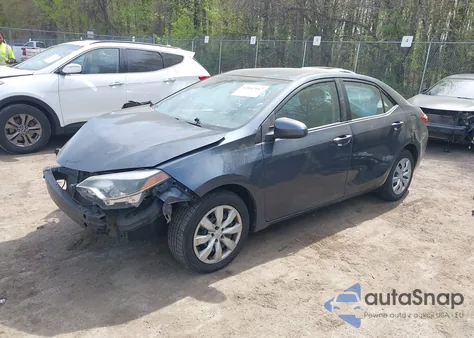 2016 Toyota Corolla Le из США, поврежденный, VIN 2T1BURHE4GC717096